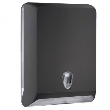 DISPENSER ASCIUGAMANI PIEGATI NERO CM.29X13X40 A/830