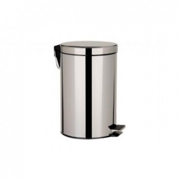 PATTUMIERA INOX CON PEDALE LT.12