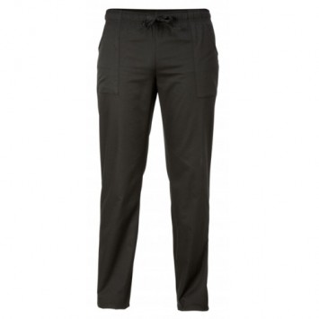 PANTALONE CUOCO ALAN NERO CON ELASTICO
