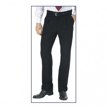PANTALONE UOMO NERO CLASSICO