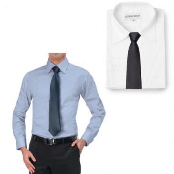 CAMICIA UOMO DIMITRI MANICA LUNGA BIANCA ***