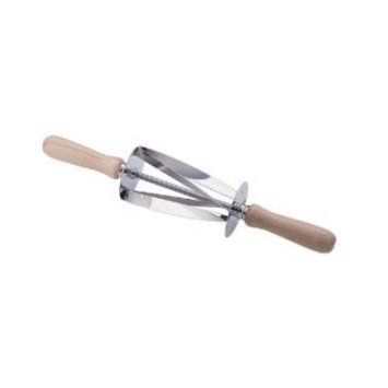 RULLO INOX TAGLIA CROISSANT CM.7X10 ***
