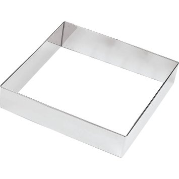 FASCIA INOX QUADRATA CM.20x20 H.4,5