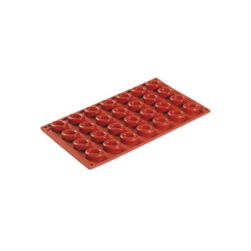 STAMPO SILICONE MICRO SAVARIN OVALE 28 IMPRONTE