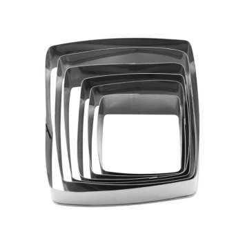 SET TAGLIAPASTA INOX FORMA QUADRO PEZZI 6