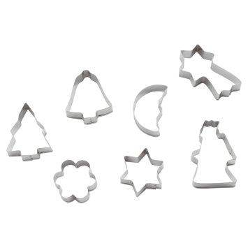 SET TAGLIAPASTA INOX FORME NATALIZIE PEZZI 7
