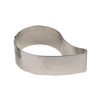 SET TAGLIAPASTA INOX FORMA GOCCIA CM.9 H.3 PEZZI 6