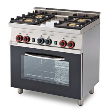 CUCINA 60 4 FUOCHI GAS FORNO ELETTRICO MULTIFUNZ.60X60X90