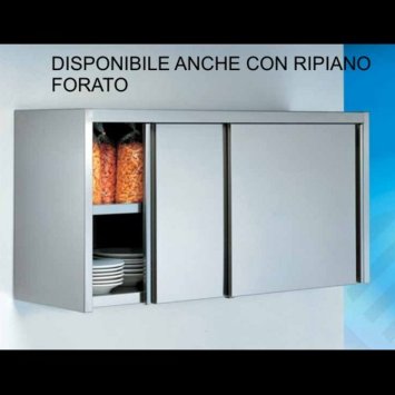 PENSILE ARMADIO RIPIANO FORATO CM.120X40X80