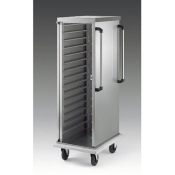 CARRELLO INOX ARMADIO TEGLIE/VASSOI CM.49X64X142H