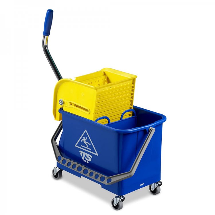 Secchio Per Pulizie 6 Litri Blu - Accessorio Per Carrelli Pulizia Pavimenti - Polipropilene