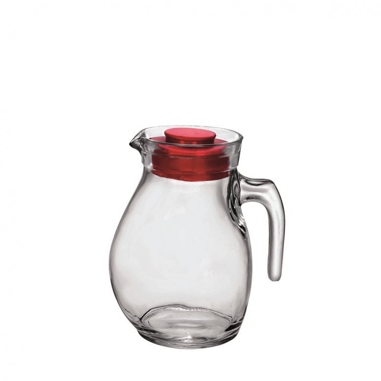 1,8 Litri - Bormioli Rocco Romantic Caraffa in Vetro Con Tappo e