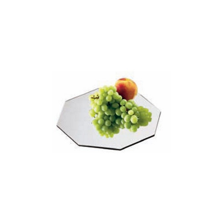 VASSOIO SPECCHIO ACRILICO OTTAGONO Ø CM.50 Vassoio specchio acrilico ottagono Ø cm.50