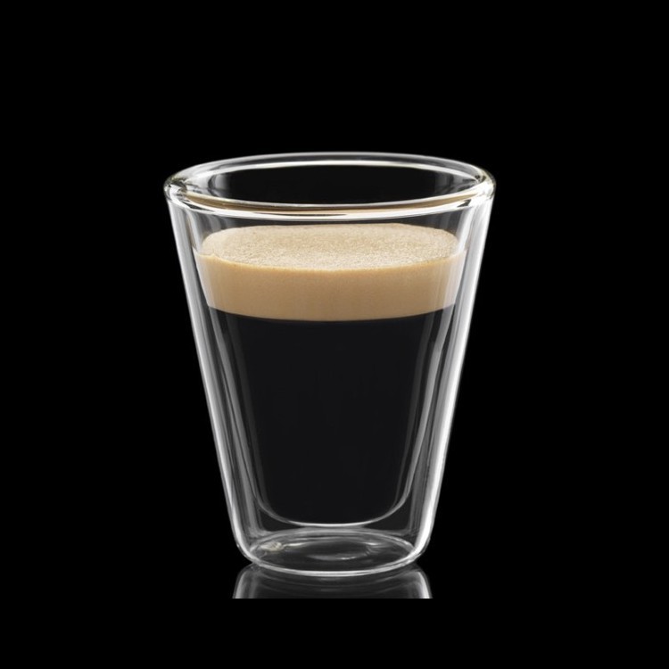 Bicchiere vetro duos caffeino termico cl.8,5 bormioli luigi