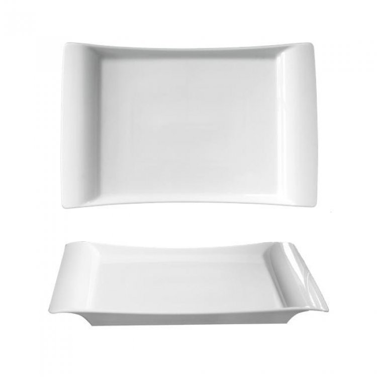 PIATTO PIANO MILANO RETTANGOLARE CM.32,5X21 GURAL Piatto piano milano rettangolare cm.32,5x21 gural