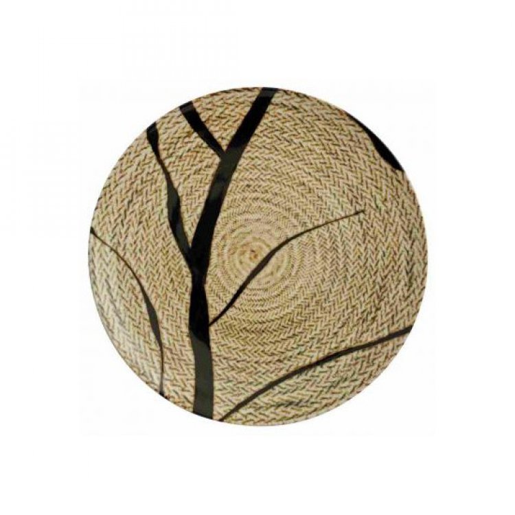 PIATTO FRUTTA TRIBAL MOOD CM.20 DECORO A ARTHUR KRUPP Piatto frutta tribal mood cm.20 decoro a arthur krupp
