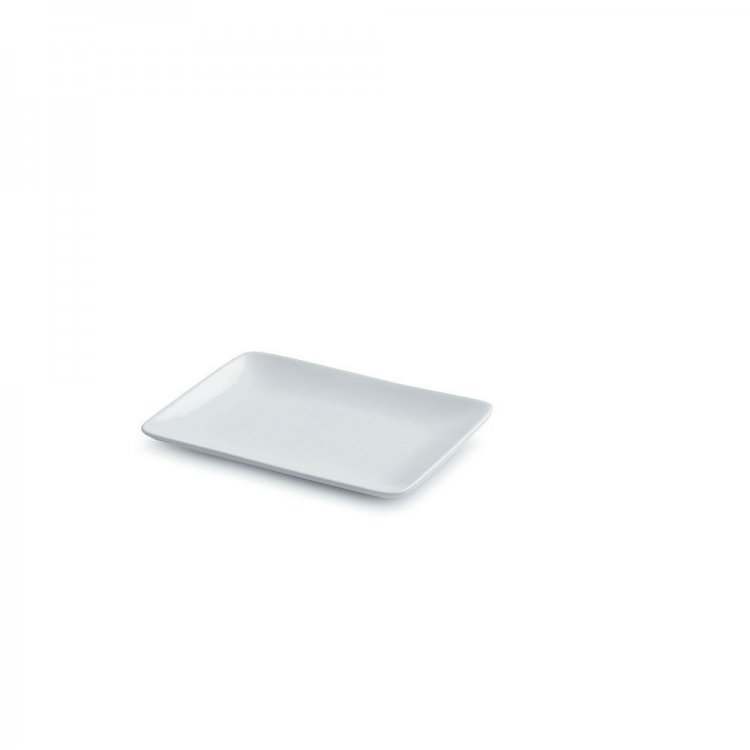 PIATTO DESSERT PLAZA CM.18X13,5 H.1,7 TOGNANA *** Piatto dessert plaza cm.18x13,5 h.1,7 tognana ***