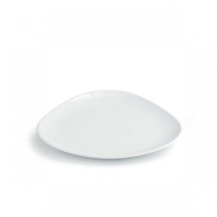 Piatto dessert trilogy cm.21x21 h.2,7 tognana