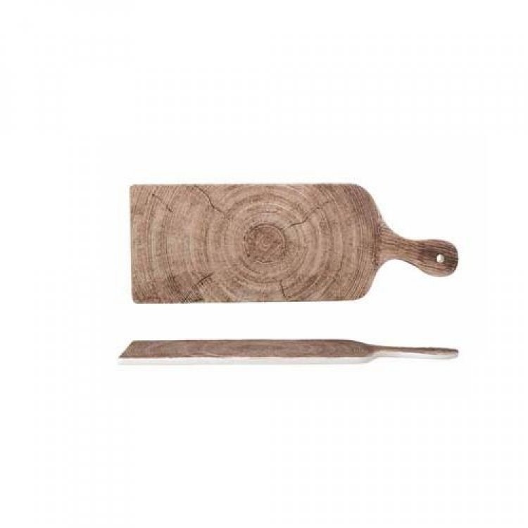 TAGLIERE PORCELLANA EFFETTO LEGNO RETTANGOLARE CON MANICO Tagliere porcellana effetto legno rettangolare con manico