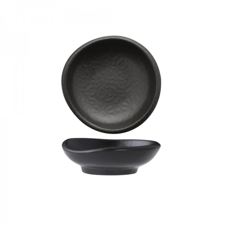 COPPETTA TONDA BLACK MATTE Ø CM.8 GURAL Coppetta tonda black matte Ø cm.8 gural