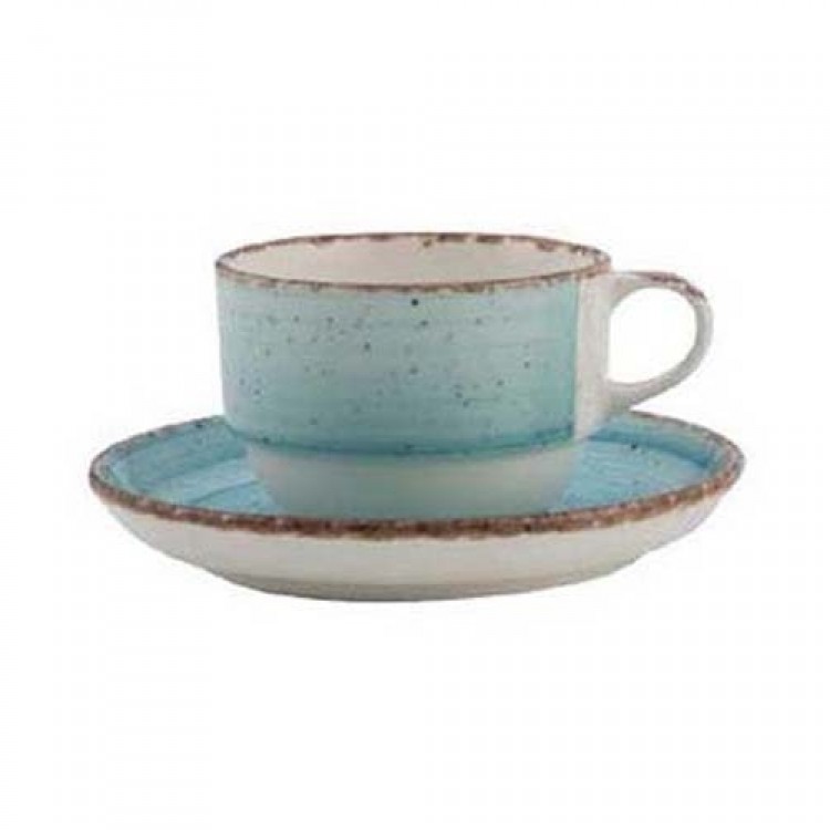 PIATTINO TAZZA CAPPUCCINO AVANOS AZZURRO GURAL Piattino tazza cappuccino avanos azzurro gural