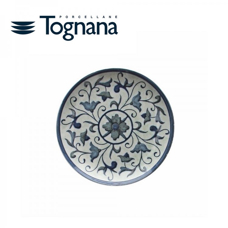 PIATTO DESSERT FACTORY RUSTICAL CHIC BLUE CM.20 TOGNANA Piatto dessert factory rustical chic blue cm.20 tognana