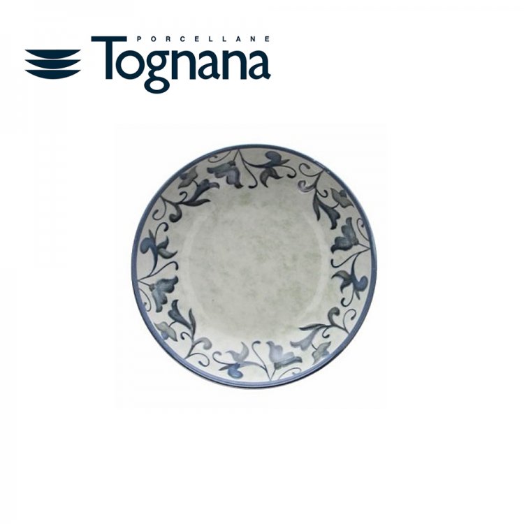 Piatto fondo factory rustical chic blue cm.20 tognana