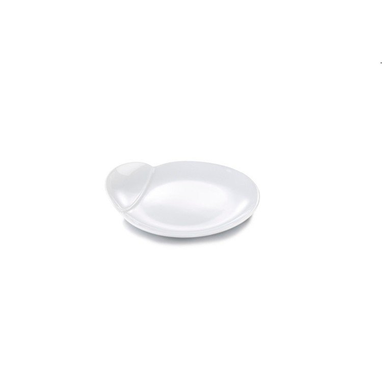 Miniature piatto snack piccolo cm.15,8x13,5 h.4,3