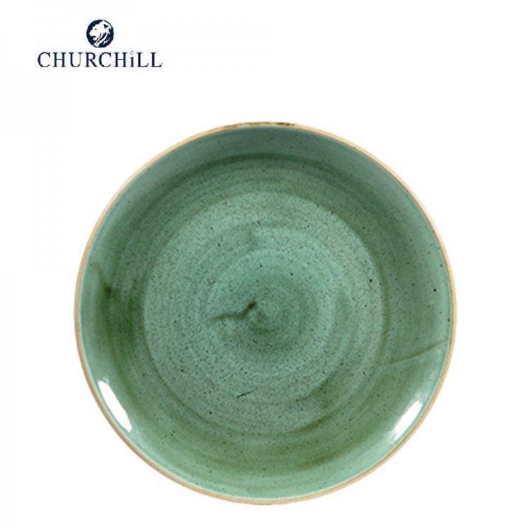Piatto piano stonecast cm.28,8 samphire green churchill