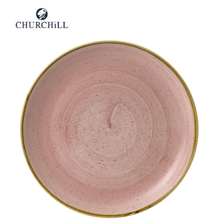 Piatto dessert stonecast cm.21,7 petal pink churchill