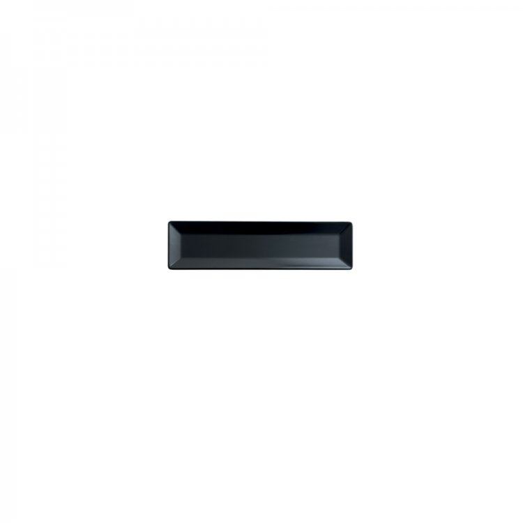 Vassoio rettangolare tokio cm.30x8 stoneware nero opaco