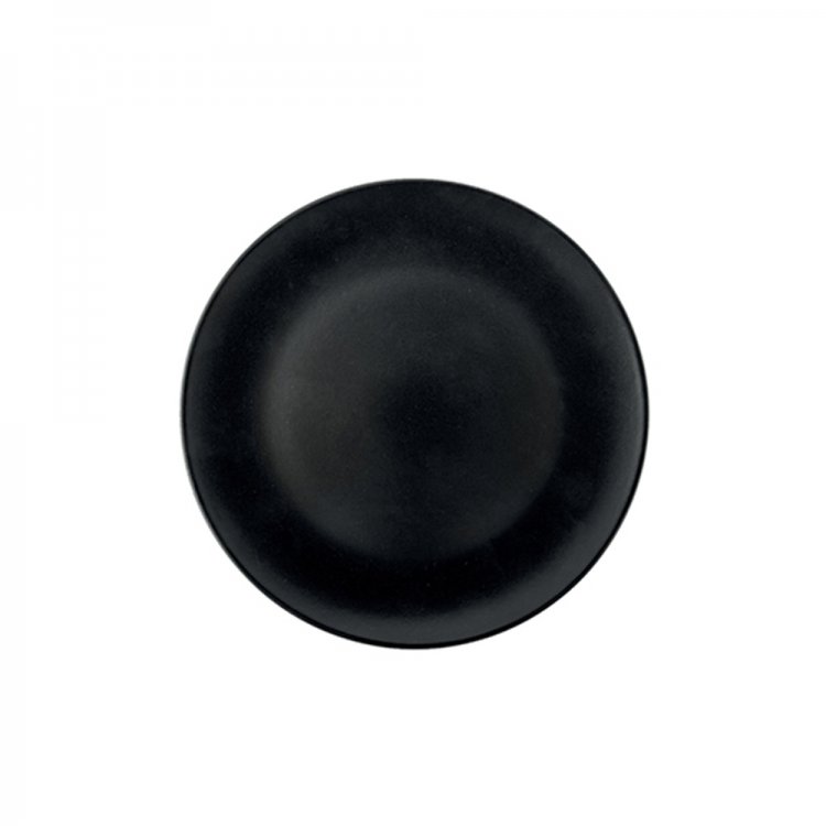 PIATTO DESSERT MONACO Ø CM.20 STONEWARE NERO OPACO Piatto dessert monaco Ø cm.20 stoneware nero opaco