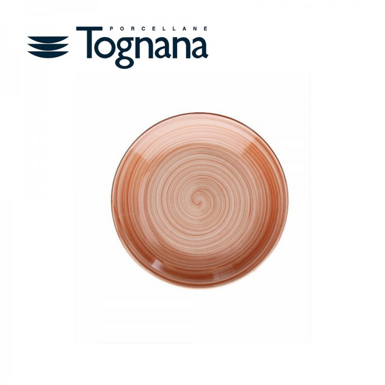 PIATTO DESSERT GIOTTO CM.21 ROSSO MATTONE TOGNANA Piatto dessert giotto cm.21 rosso mattone tognana