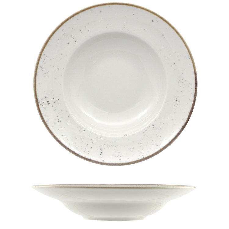 Piatto pasta napoli bowl stains cm.26 saturnia