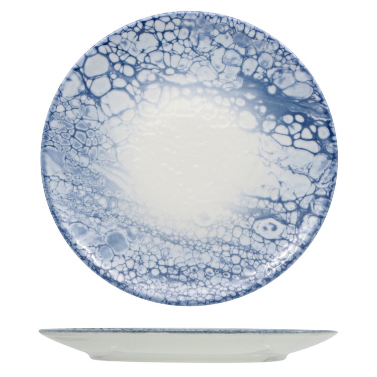 PIATTO PIANO BUBBLES CM.28 SATURNIA Piatto piano bubbles cm.28 saturnia