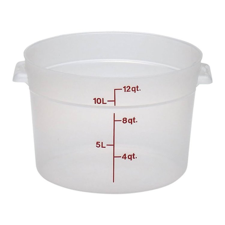 BARATTOLO ROTONDO POLIPROPILENE CONSERVAZIONE CIBI LT.11,4 CAMBRO Barattolo rotondo polipropilene conservazione cibi lt.11,4 cambro