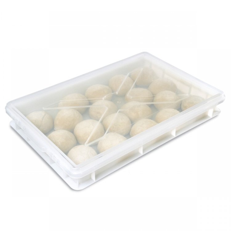 COPERCHIO CASSETTA PIZZA SERVICE 60X40 CON BORDI TRASPARENTE Coperchio cassetta pizza service 60x40 con bordi trasparente