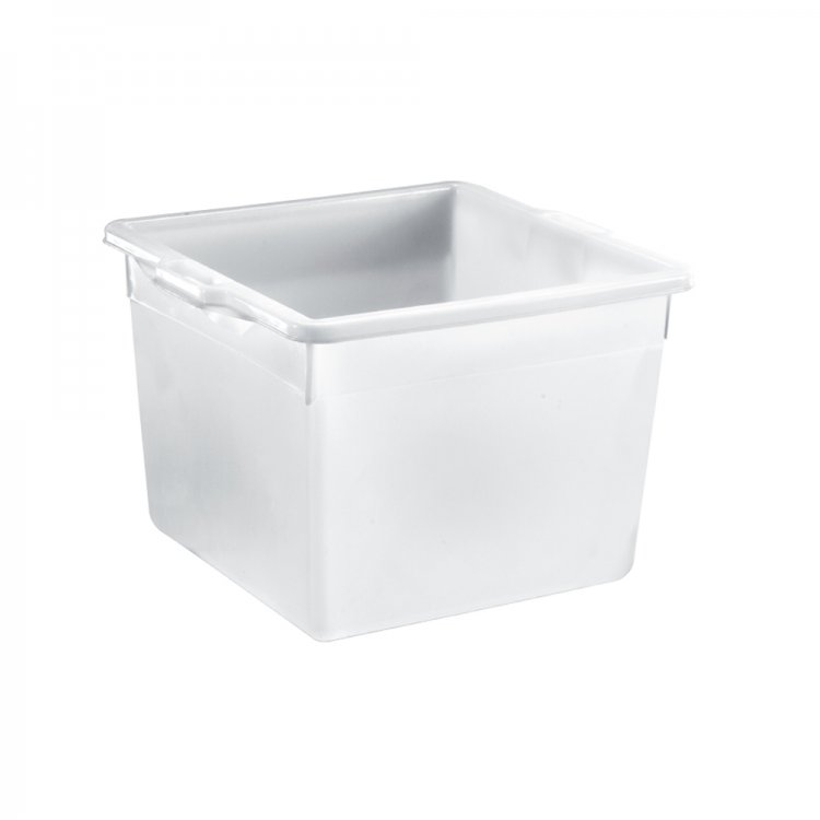 BACINELLA PLASTICA QUADRATA LT.70 CM.50X50 H.36 Bacinella plastica quadrata lt.70 cm.50x50 h.36