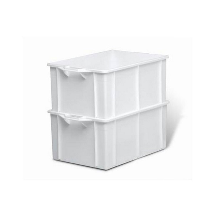 Contenitore plastica sovrapponibile diamant cm.50x40 h.25 senza coperchio