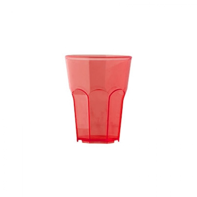Bicchiere polipropilene cl.16 rosso riutilizzabile