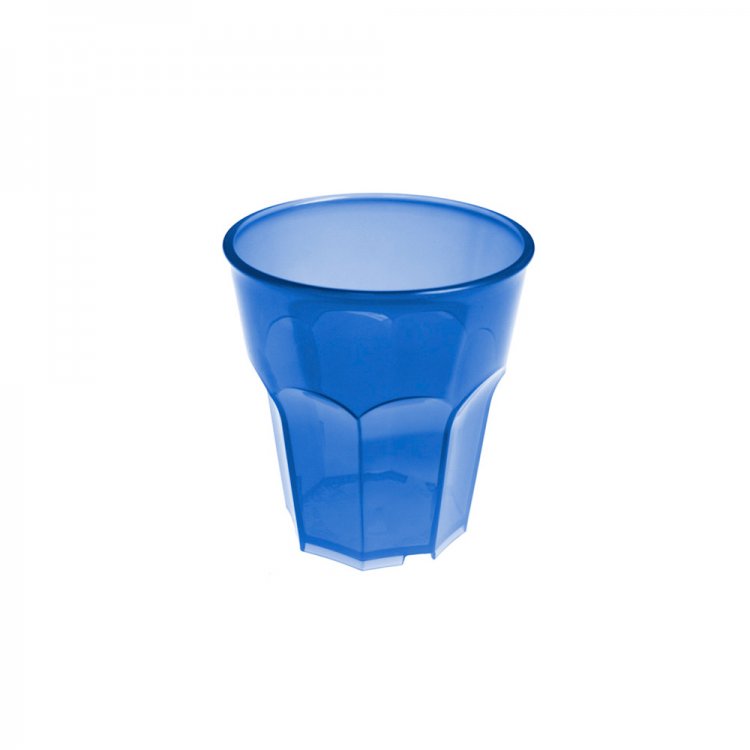 Bicchiere polipropilene cl.16 blu riutilizzabile