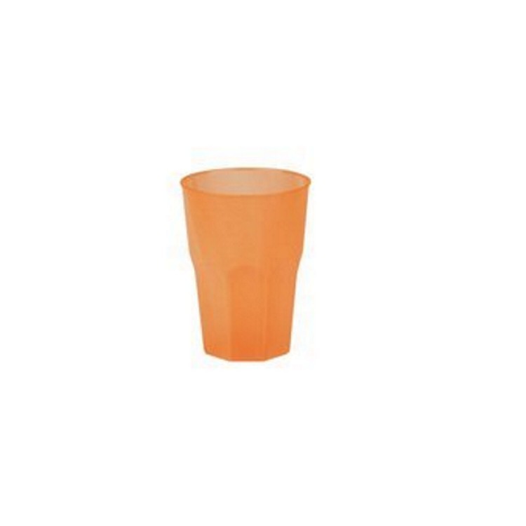 BICCHIERE POLIPROPILENE CL.16 ARANCIONE RIUTILIZZABILE Bicchiere polipropilene cl.16 arancione riutilizzabile