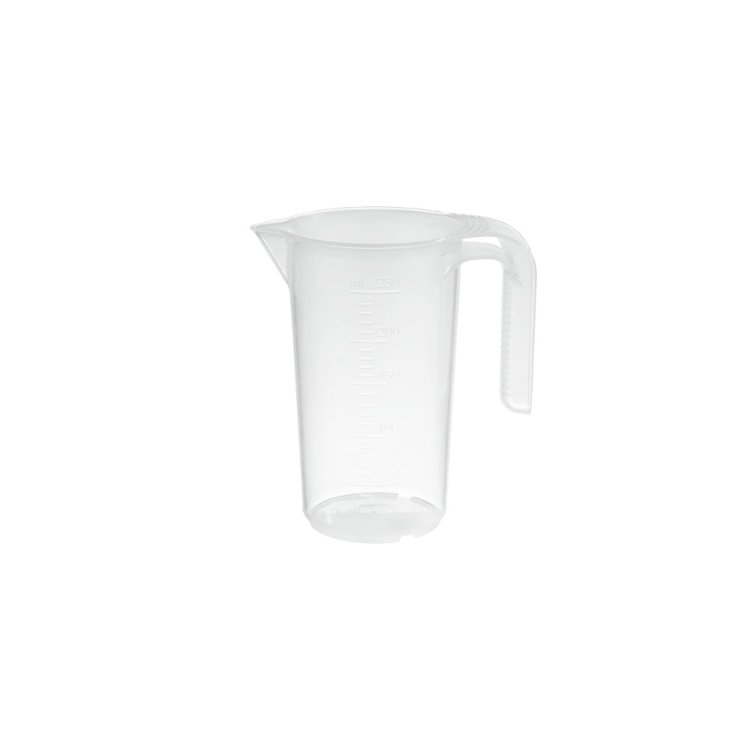 Caraffa polipropilene graduata lt.0,25 impilabile