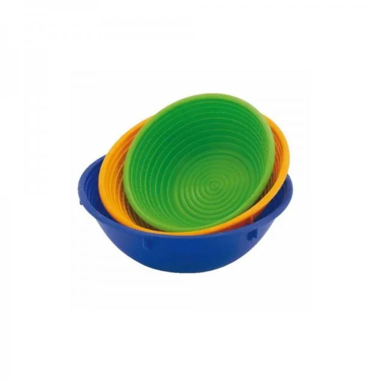 CESTINO LIEVITAZIONE IMPASTO Ø CM.19 ROTONDO GR.500 VERDE Cestino lievitazione impasto Ø cm.19 rotondo gr.500 verde