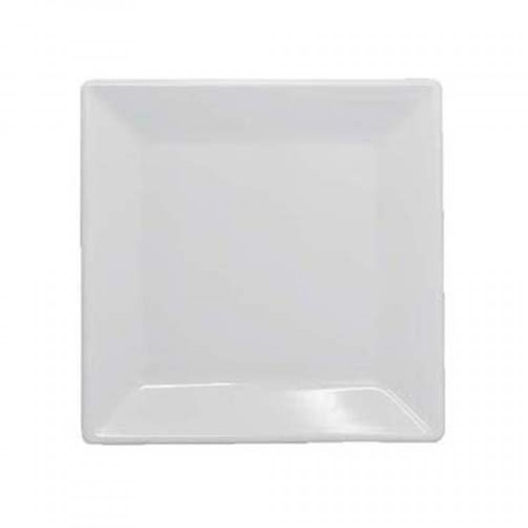 Vassoio melamina cm.47,2x47,2 quadrato bianco con falda