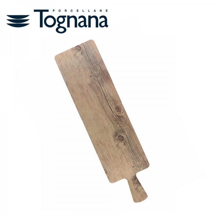 Tagliere rettangolare melamina finitura wood cm.51x16 tognana