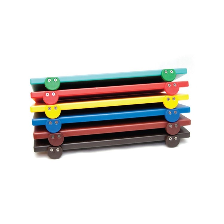 Tagliere polietilene color con fermi cm.50x30 h.2 marrone