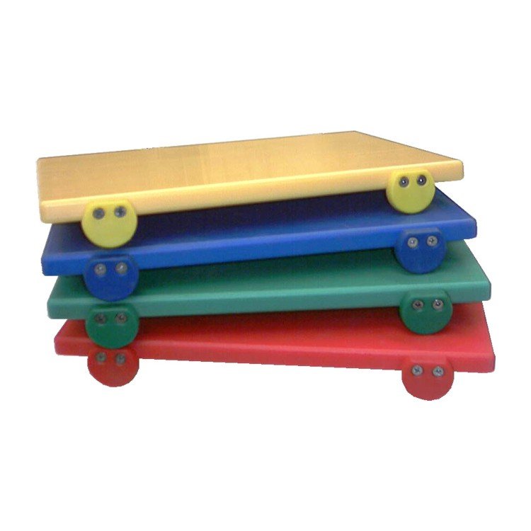 Tagliere polietilene color con fermi cm.40x30 h.2 verde