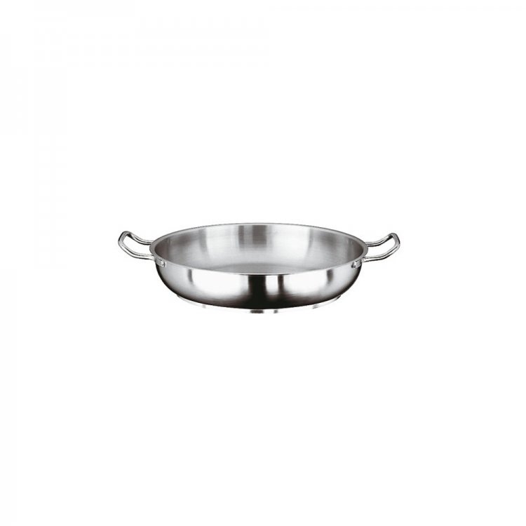 TEGAME INOX 2 MANICI Ø CM.24 H.5 S1100/1000 Tegame inox 2 manici Ø cm.24 h.5 s1100/1000