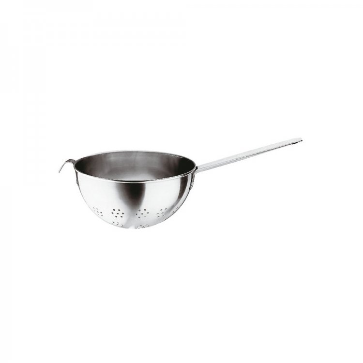 COLAPASTA INOX SEMISFERICO 1 MANICO Ø CM.22 H.12 LT.2,7 SAMBONET PADERNO Colapasta inox semisferico 1 manico Ø cm.22 h.12 lt.2,7 sambonet paderno
